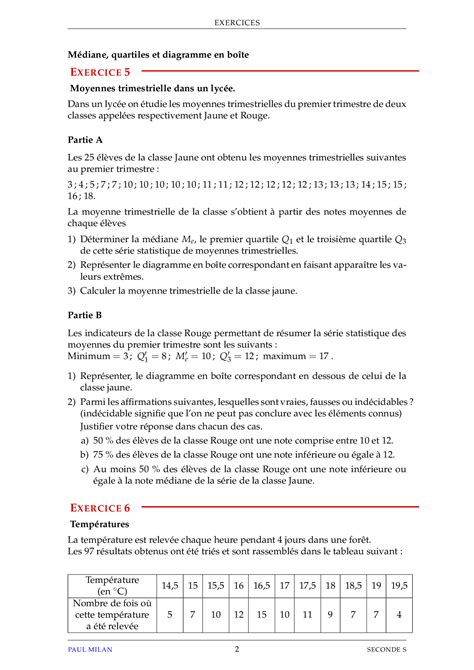 Statistiques Probabilités Exercices non corrigés AlloSchool