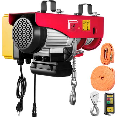 VEVOR 1100LBS Electric Hoist with Wireless Remote Control & Single ...