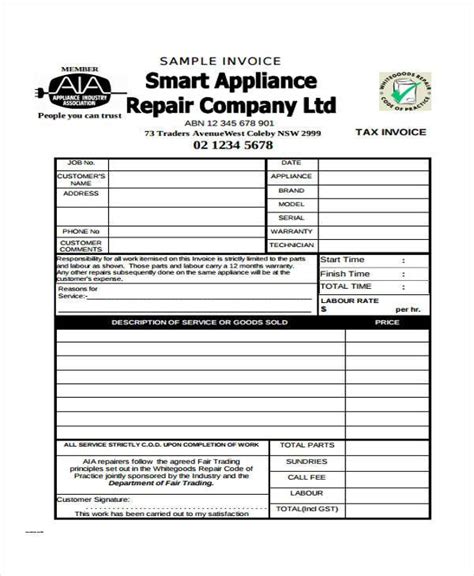 FREE 35 Invoice Forms In PDF Excel MS Word