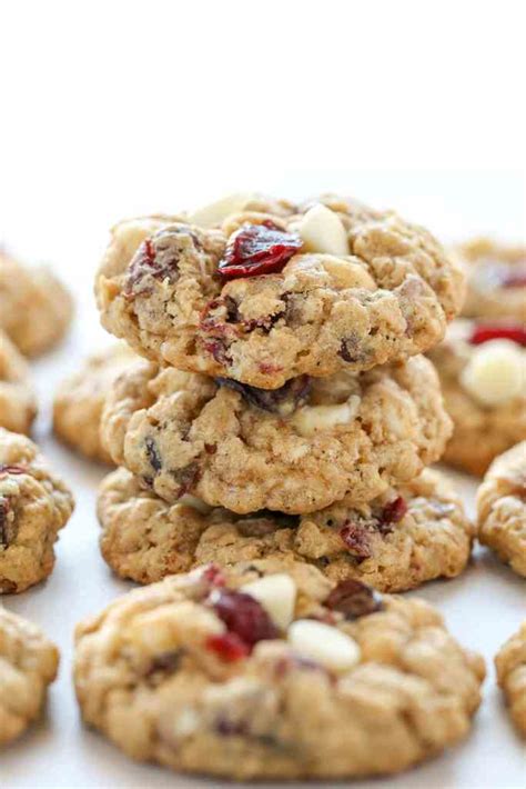 White Chocolate Oatmeal Cranberry Cookies Live Well Bake Often