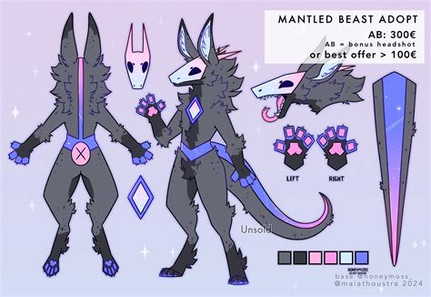 Mantled Beast Adopt Autobuy 300€ With A Headshot Of The Character