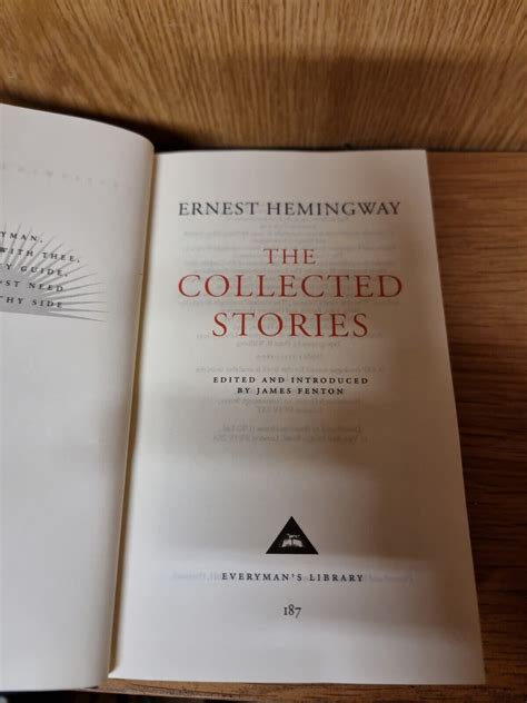 The Collected Stories Everyman S Library Classics Ernest Hemingway