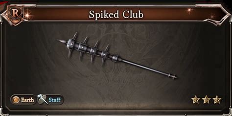 Spiked Club Granblue Fantasy Wiki