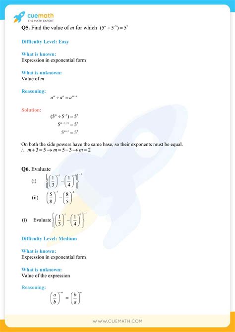 Ncert Solutions Class Maths Chapter Exponents And Powers