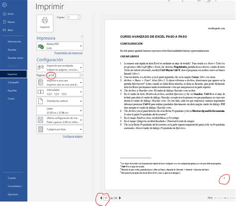 Imprimir Solo Partes De Un Documento Wordexperto