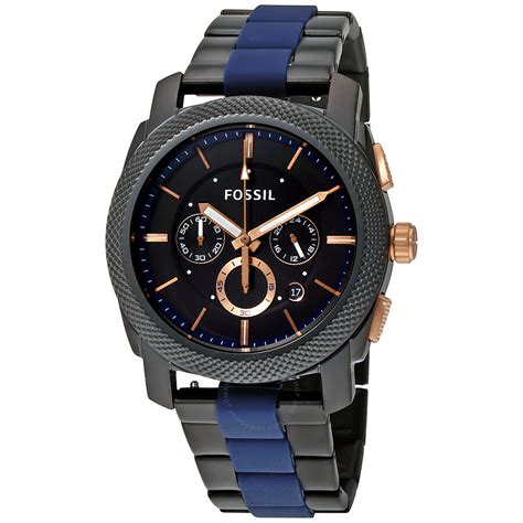 Fossil Machine Chronograph Mens Watch Fs5164 Machine Fossil Watches Jomashop