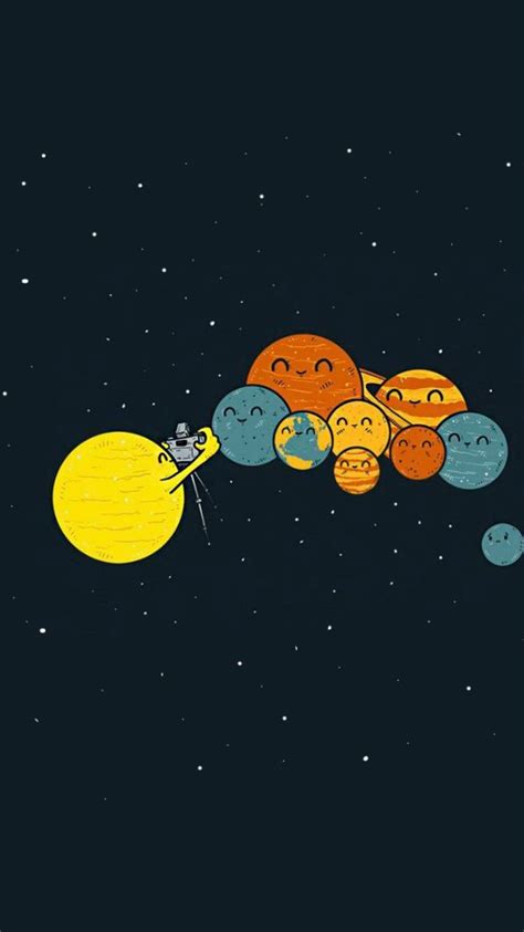 Sun And Planets Group Picture - Tap to see more funny homescreen jokes ...