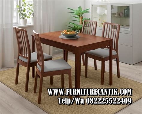 Kursi Makan Kayu Jati Model Minimalis Terbaru Toko Furniture Cantik