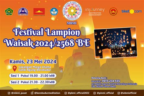 Beli Tiket Festival Lampion Waisak Harga Promo Tiket