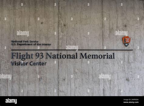 Entrance to the Flight 93 National Memorial Visitor Center ...