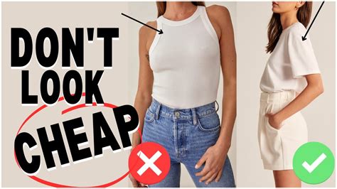 10 Ways To Look Expensive For Less Ways Your Clothes Look Cheap Youtube