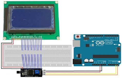 Lcd I2c Arduino Uno Pantalla 128x64 Display Hetpro Tutoriales