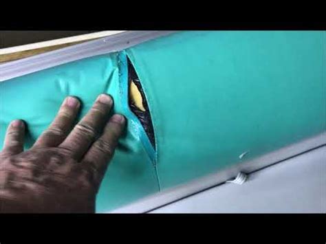 OldGuyDIY DIY 5 2 Hour Pontoon Boat Vinyl Seat Failed Seam Repair