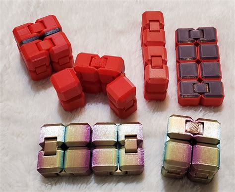 D Printed Infinity Cube Fidget Toy Etsy