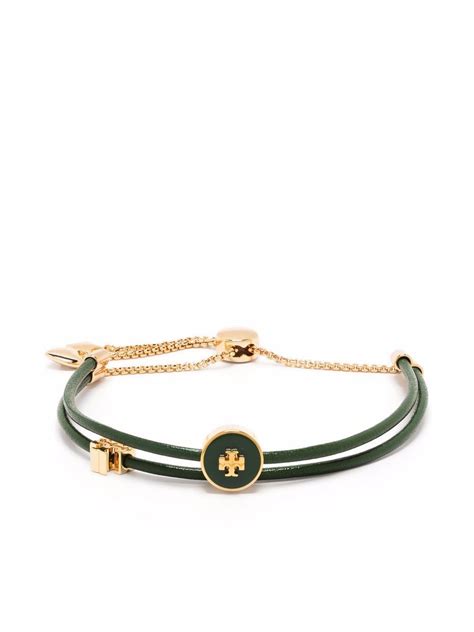 Tory Burch Kira Enamel Charm Bracelet Farfetch