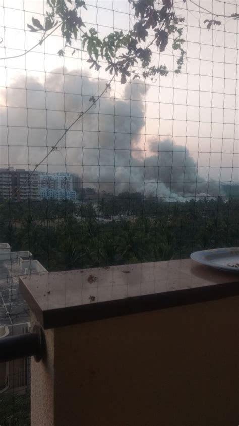 (Bangalore) Bellandur lake is on fire again, for the second time : india