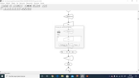 Simulación del diagrama de flujo YouTube