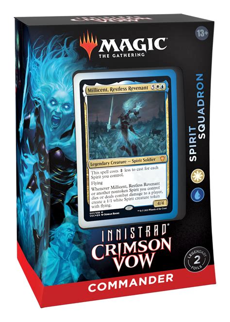 Magic The Gathering Innistrad Crimson Vow Vow Commander Deck Spirit Squadron Decked Out Gaming