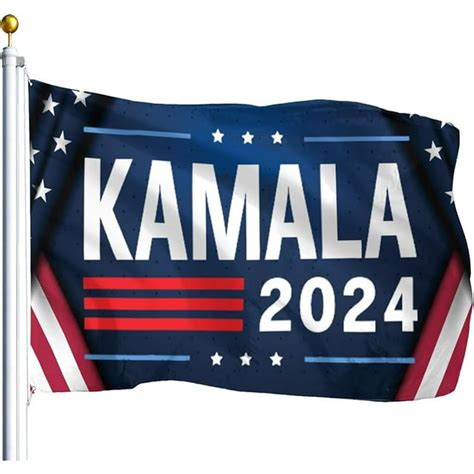 Kamala Harris 2024 Flag 3x5 Ft Harris For President Flags With Brass