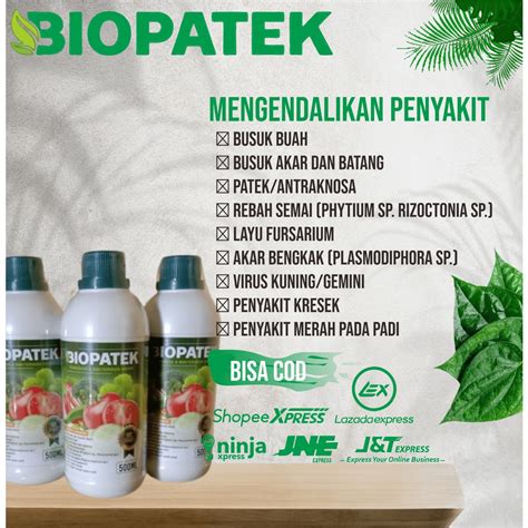 Jual BIOPATEK BAKTERISIDA Obat Virus Kuning Gemini Keriting Daun Cabe