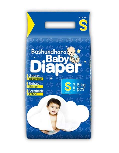 Bashundhara Baby Diaper Belt ST Series S 3 6 Kg 5 Pcs Bazar Raj