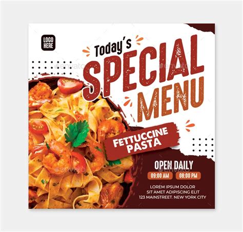 Food Flyer Template Psd Ksioks Nbkomputer