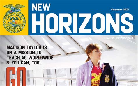 In This Issue Summer 2017 Ffa New Horizons National Ffa Organization