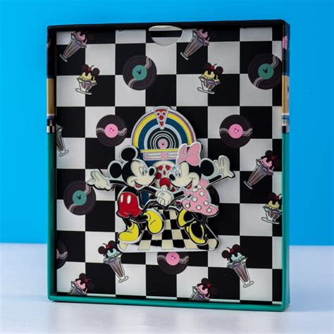 Loungefly X Disney Mickey And Minnie Mouse Date Night Jukebox 3 Inch S