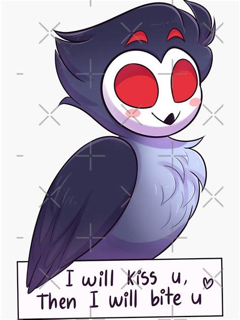 Cute Owl Stolas Sticker For Sale By Norithelord Redbubble