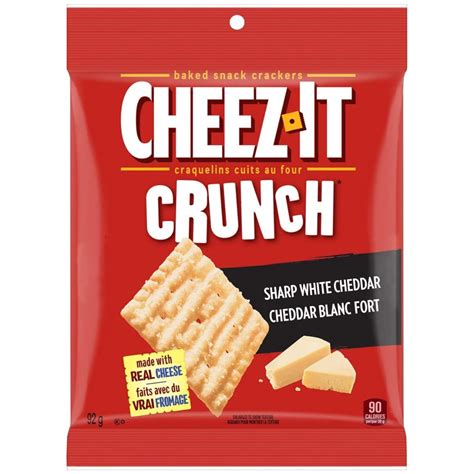 CHEEZ IT CRUNCH SHARP WHITE CHEDDAR 92g Canteen Canada