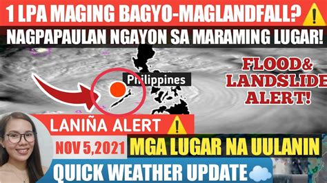 Potensyal Na Bagyo Lpa Update Weather Update Today November Pag