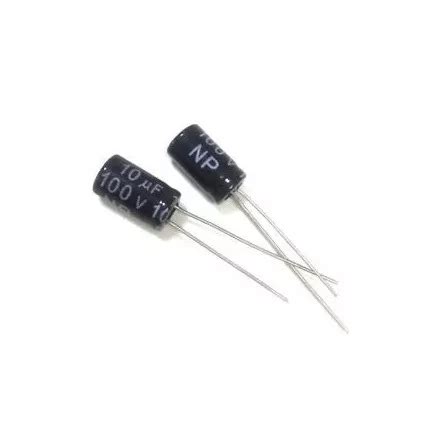 Capacitor Eletrol Tico Radial Uf V Bipolar Pe As