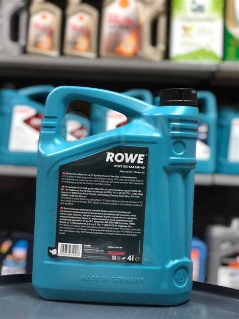 ROWE Hightec Synt RSi 5W40, синтетическое, 4,00 л. CF, SN, A3, B4 ...