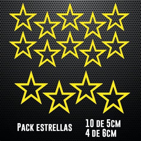 Pegatina Pack De Estrellas En Vinilo Alta Calidad Racingdesig Es