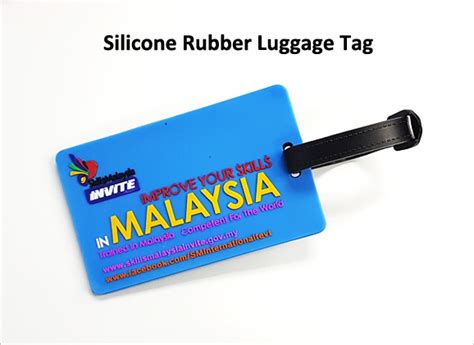 Silicone Rubber Luggage Tags Malaysia Corporate Gift Supplier