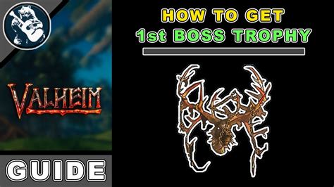 How To Get Eikthyr Boss Trophy In Valheim Tutorial Bosses Guide Youtube