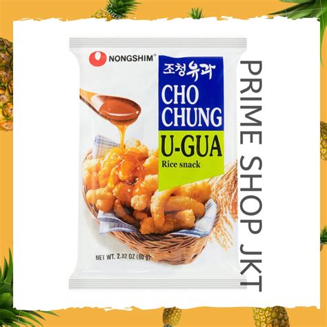 Jual Nongshim Snack Korea Cho Chung U Gua Rice Snack 80gr Cemilan