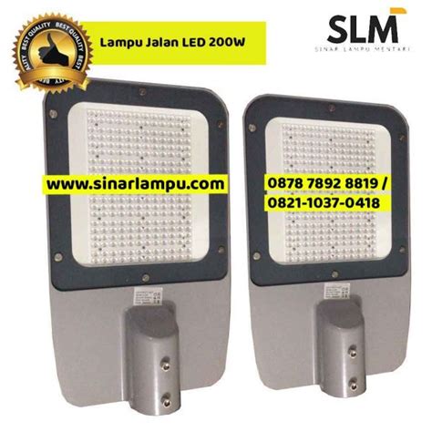 Lampu Jalan Pju Slast W Sinar Lampu Mentari