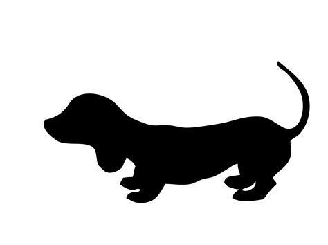 Wiener Dog Silhouette at GetDrawings | Free download