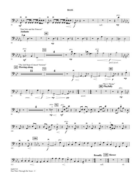 Star Wars Through The Years String Bass By Stephen Bulla Double Bass Digital Sheet Music