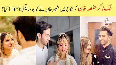 Tiktoker Hafsa Khan And Shaheer Khan Got Nikahfied Hafsa Shaheer Nikkah In 2023 Hafsa Khan