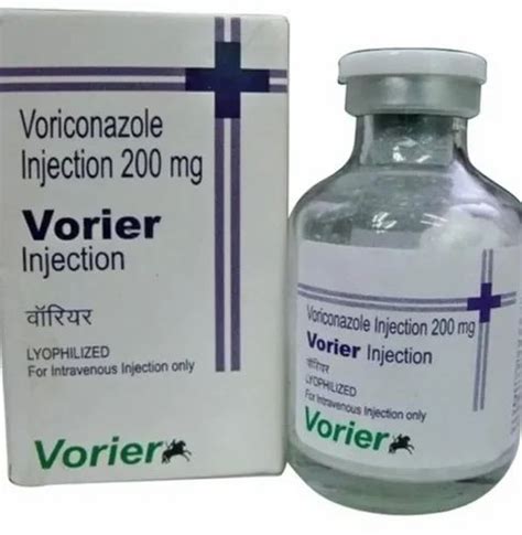 Voriconazole Vorier Mg Injection Vial Treatment Fungal