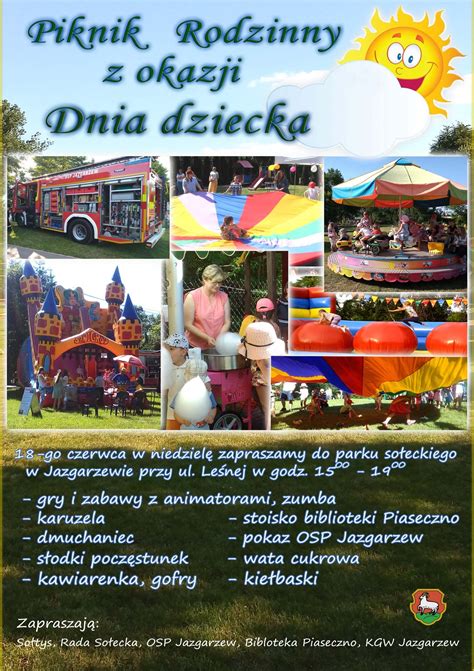 Piknik Rodzinny Z Okazji Dnia Dziecka W Jazgarzewie Oficjalna Strona