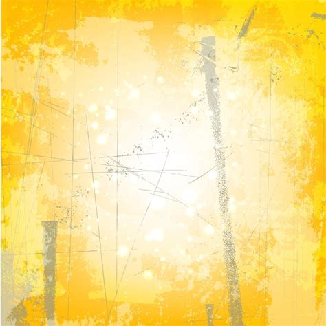 Fondo Abstracto Amarillo Vector Premium