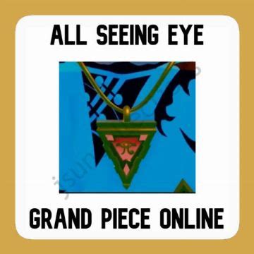 All Seeing Eye Gpo Roblox Grand Piece Ggmax