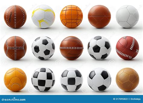 Collection of Diverse Soccer Balls Showcasing Different Designs and ...