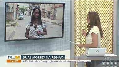 RJ1 TV Rio Sul Dois homicídios são registrados no Sul do Rio em