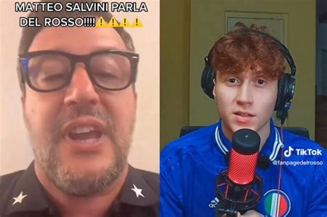 Matteo Salvini parla del Rosso in live e no non è uno scherzo