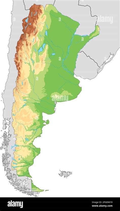 Mapa De Relieve De Argentina Fotograf As E Im Genes De Alta Resoluci N