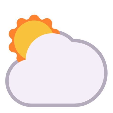 🌥 Sun Behind Large Cloud Emoji Meaning - From Girl & Guy - Emojisprout